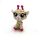 Big-eyed cute plush Giraffe 10cm high - Yellow