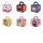 Birthday gift box 6.5x6.5x5.6cm 6 patterns 48pcs / pack (Hello Kitty / Cars / Paw Patrol / Monkey / Princess / Frozen)