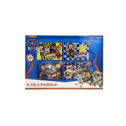 Paw Patrol 4 in 1 Puzzle 12-13-20-24 pieces - Yellow