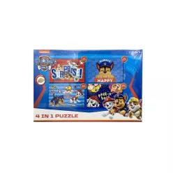 Paw Patrol 4 in 1 Puzzle 12-13-20-24 pieces - Red