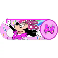 Minnie Mouse cylinder-shaped pencil case 21x8x8cm