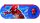 Spiderman cylindrical pencil case 21x8x8cm