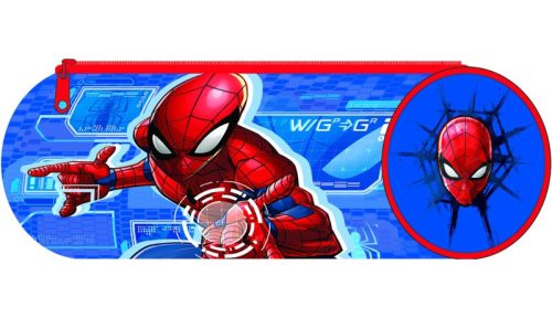 Spiderman cylindrical pencil case 21x8x8cm
