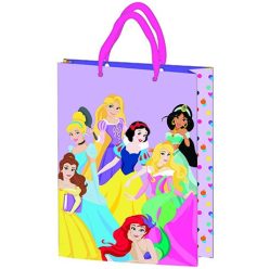   Gift bag 23x18x8.5cm, laminated plastic surface - Disney Princess
