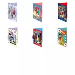   Birthday invitation 3D 22.5x15.5cm FSC 6 designs 24pcs/pack (Frozen/Princess/Avengers/Minnie/Mickey/Spiderman)