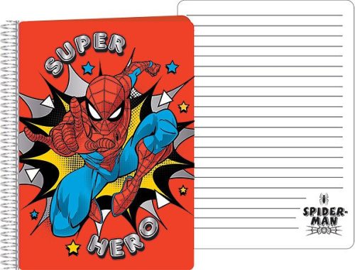 Spiderman A5 Spiral Notebook 14.5x21cm FSC