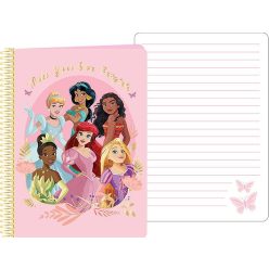 Disney Princesses A5 Spiral Notebook 14.5x21cm FSC