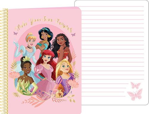 Disney Princesses A5 Spiral Notebook 14.5x21cm FSC