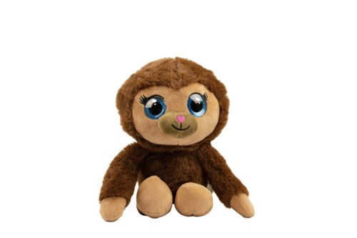 Big-eyed cute plush Monkey 30cm high - Brown