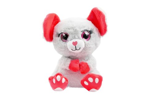 Big-eyed cute plush Mouse 30cm high - Grey