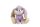Big-eyed cute plush Bunny 30cm high - Purple