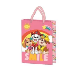 Gift bag 34x26x12cm. 4ass FSC Paw Patrol Pink