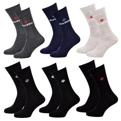 Lottery cotton men's regular socks - 3 pairs/pack