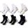 Lotto short sports socks - 3 pairs/pack - black - 43-46