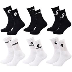 Lotto sports socks - 3 pairs/pack - black - 43-46
