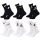 Lotto sports socks - 3 pairs/pack - black - 43-46