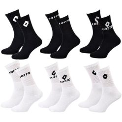 Lotto sports socks - 3 pairs/pack - black - 43-46