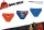 Angry Birds little boy underwear - 3-piece cotton underwear - 104-110