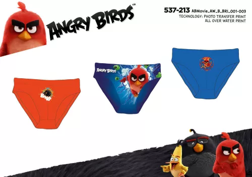 Angry Birds little boy underwear - 3-piece cotton underwear