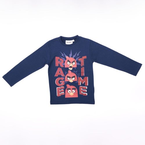 Angry Birds little boy long sleeve t-shirt - cotton t-shirt - dark blue_110