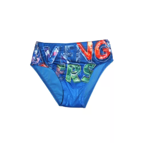 Avengers swim trunks for boys - with Avengers print - medium blue - 98