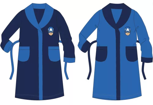 Avengers kids coral robe - dark blue - 116