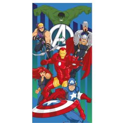 Avengers quick dry kids beach towel - 70x140 - blue