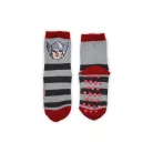Non-slip kids ankle socks - Avengers - plush - grey-red - 31-34