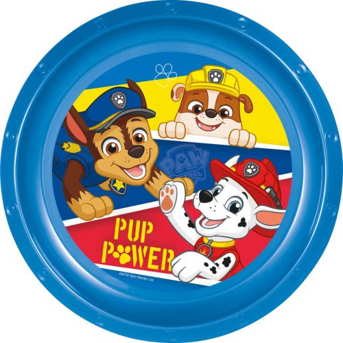 Paw Patrol plastic flat plate