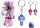 DISNEY PRINCESSES KEYCHAIN WITH FLASHLIGHT