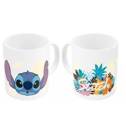 Stitch ceramic mug with cute pattern - 330ml