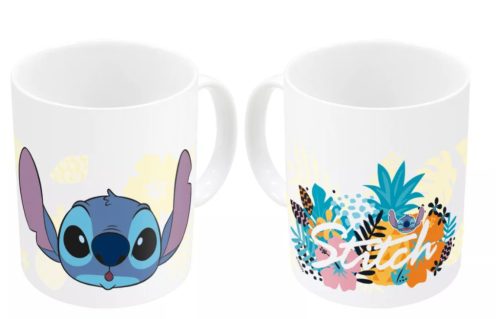 Stitch ceramic mug with cute pattern - 330ml