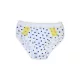 Cotton girl panties - Cottonjersey - flowery - white - 116