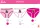 Barbie little girl panties - 3-piece cotton panties - 110-116
