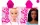 Barbie quick-drying poncho - 55x110 cm