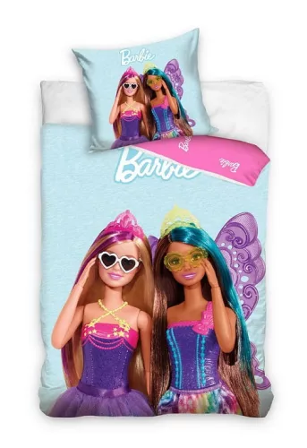 BARBIE Butterfly Bedding Set 100% cotton 140x200 + 65x65