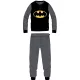 Batman men's thin cotton pajamas - jersey pajamas - black-dark gray