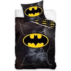 BATMAN lightning bedding set 100% cotton 140x200 + 65x65