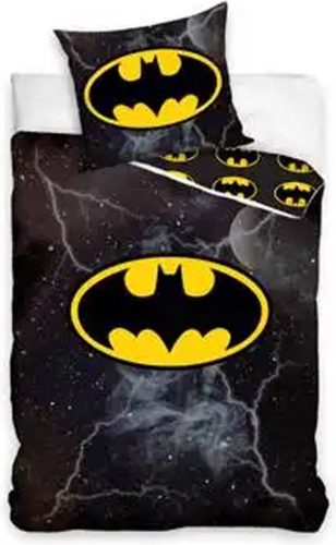 BATMAN lightning bedding set 100% cotton 140x200 + 65x65
