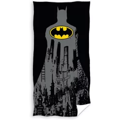 Batman kids beach towel - 100% cotton - 70x140 cm - black