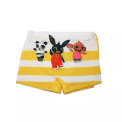 Bing Bunny swim trunks for boys - yellow - 104