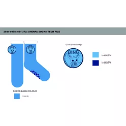   Bing bunny non-slip warm winter socks for kids - sherpa socks - dark blue