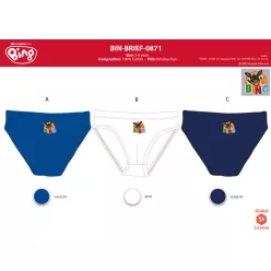 Bing little boy underwear - 3-piece cotton underwear