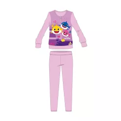 Baby Shark winter cotton kids pajamas - interlock pajamas
