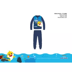 Baby Shark kids pajamas for boys - jersey cotton pajamas