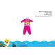 Baby Shark baby pajamas - jersey cotton pajamas - pink - 80
