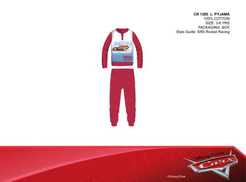 Disney Cars thin cotton kids pajamas - jersey pajamas - red - 98