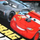 Cars boy fleece blanket - 100 x 150 cm - black-red