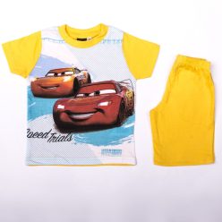   Cars boys cotton summer set - t-shirt-shorts set - yellow - 122