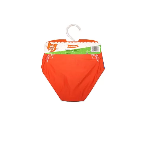 44 Silly cat swim trunks for boys - orange - 110